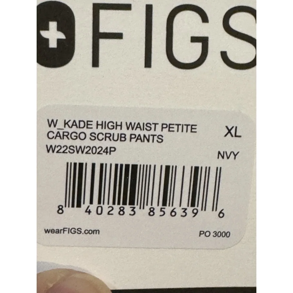 Figs Kade Cargo Scrub Pants™‎ High Waist Size XL Navy Career